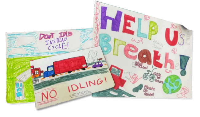 Edmund Waller students' posters from their workshops